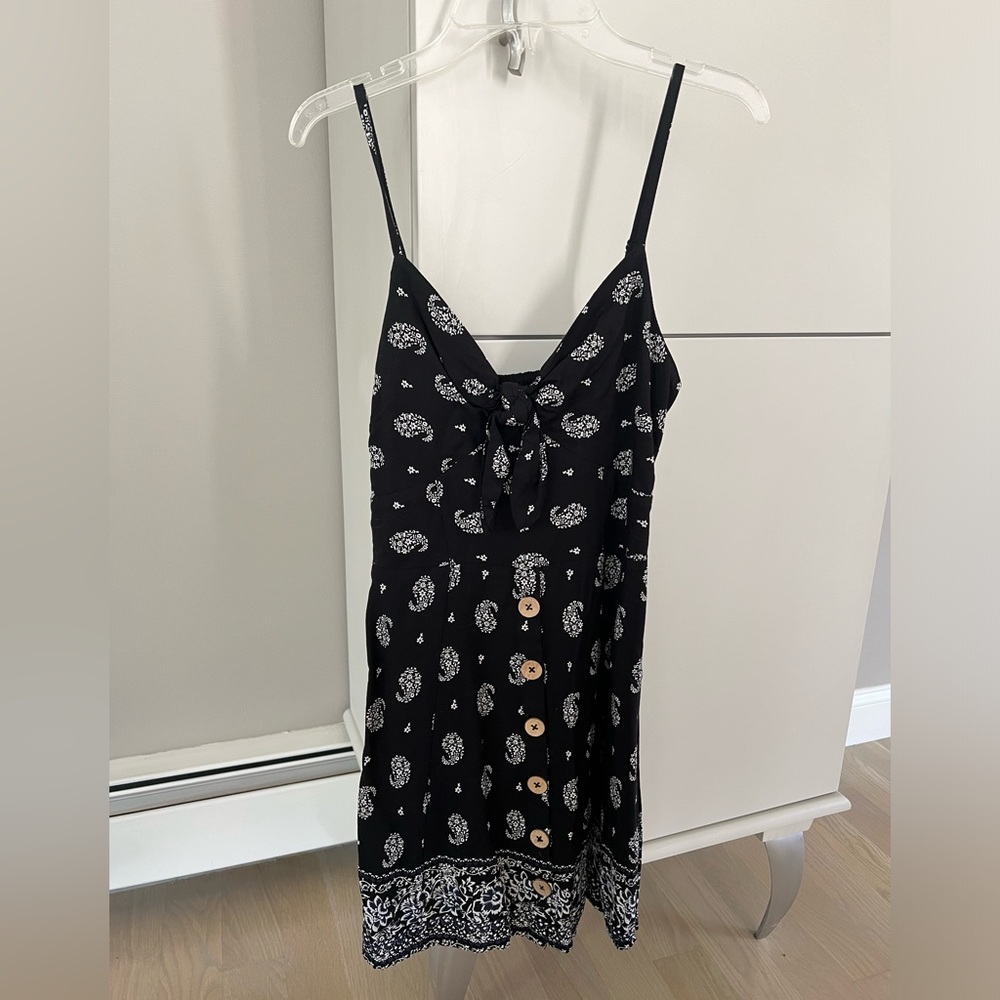 cute paisley (ish) bohemian spaghetti strap dress